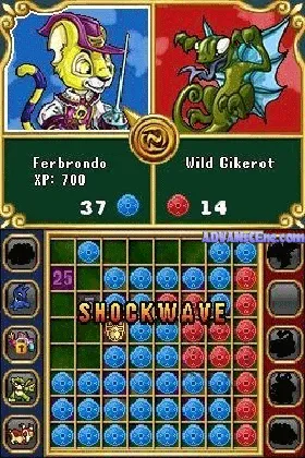 Neopets Puzzle Adventure (USA) screen shot game playing